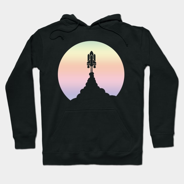 Rocket - Space Lover Hoodie by SpaceMonkeyLover